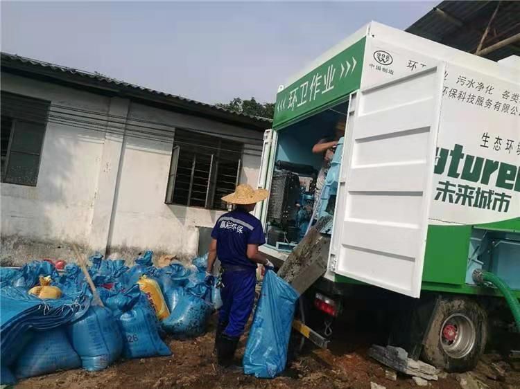 围场工业污泥压干处理